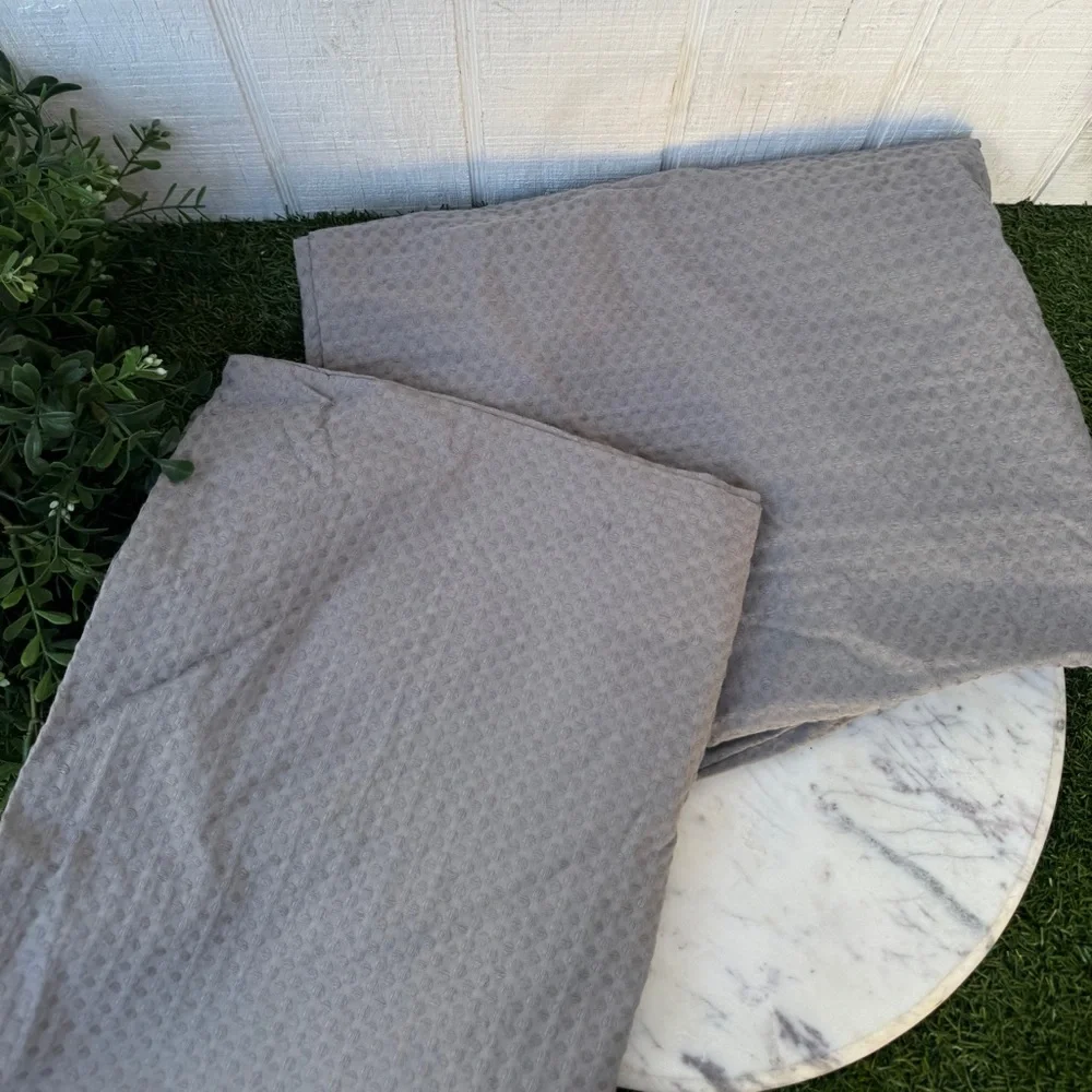 BERAWANG two pillow cases set of two grey brand new no tags standard